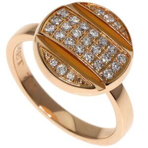 CHAUMET 18k Rose Gold Diamond Ring #49